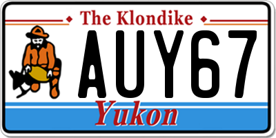 YT license plate AUY67