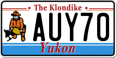 YT license plate AUY70