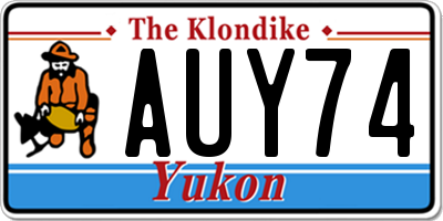 YT license plate AUY74