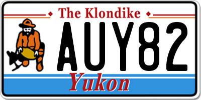 YT license plate AUY82