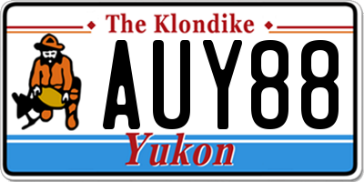YT license plate AUY88