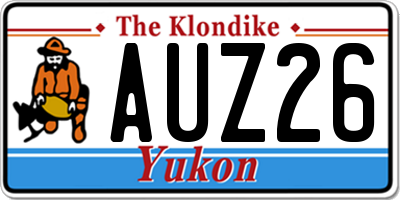 YT license plate AUZ26