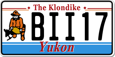 YT license plate BII17