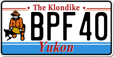 YT license plate BPF40