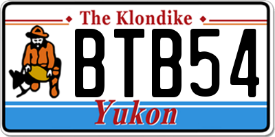 YT license plate BTB54