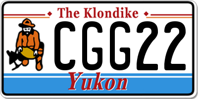 YT license plate CGG22