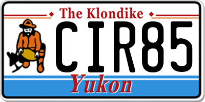 YT license plate CIR85
