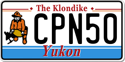 YT license plate CPN50