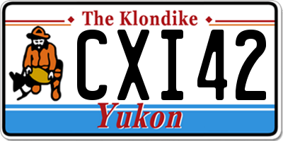 YT license plate CXI42