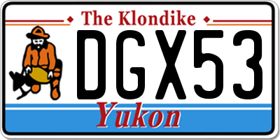 YT license plate DGX53