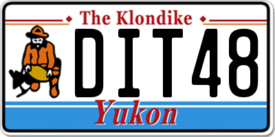 YT license plate DIT48