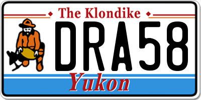 YT license plate DRA58