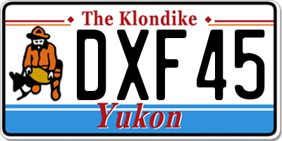 YT license plate DXF45
