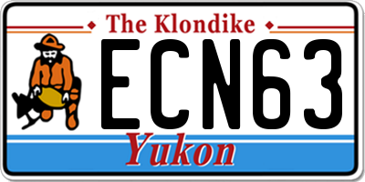 YT license plate ECN63