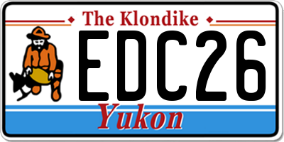 YT license plate EDC26