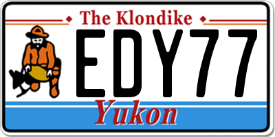 YT license plate EDY77