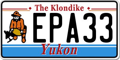 YT license plate EPA33