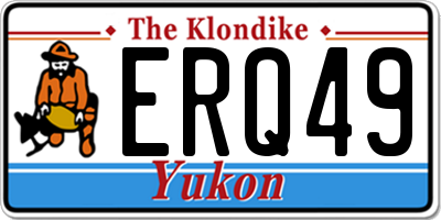 YT license plate ERQ49