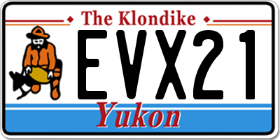 YT license plate EVX21