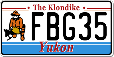 YT license plate FBG35