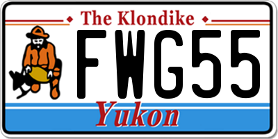 YT license plate FWG55