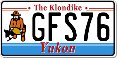 YT license plate GFS76
