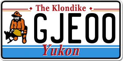 YT license plate GJE00