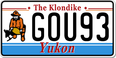 YT license plate GOU93