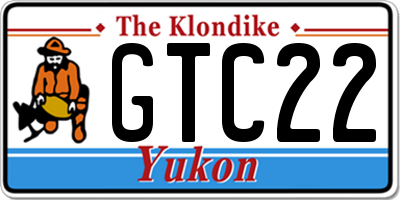 YT license plate GTC22