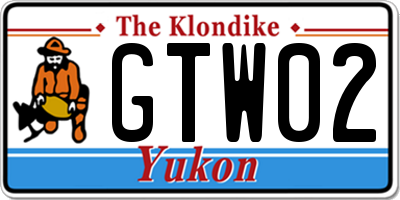 YT license plate GTW02