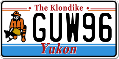 YT license plate GUW96