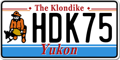 YT license plate HDK75