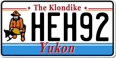 YT license plate HEH92