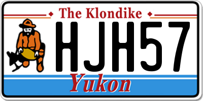 YT license plate HJH57